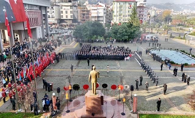Giresun’da Mustafa Kemal Atatürk 87. Ölüm Yıl Dönümünde Anıldı