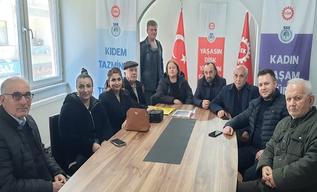EMEP İŞÇİLERLE BULUŞUYOR
