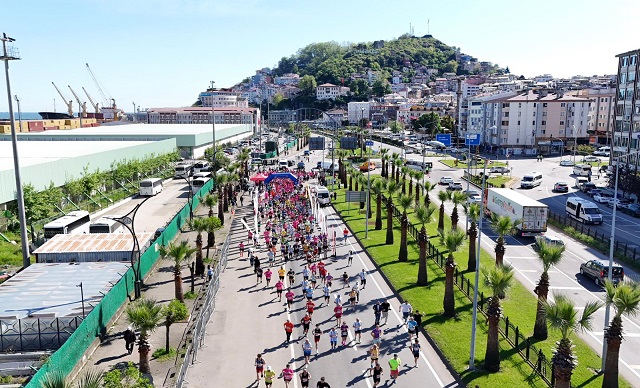 Giresun Yarı Maratonu Koşuldu