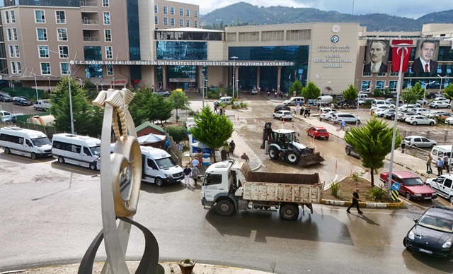 Giresun’da Etkili Olan Aşırı Yağışın Ardından İnceleme