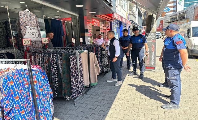 KALDIRIM İŞGALLERİ İÇİN DENETİM!