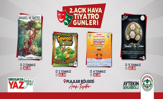 TİYATRO GÜNLERİ BAŞLIYOR